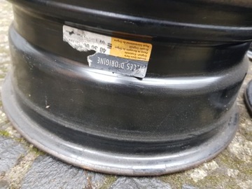 4× DISK OCELOVÝ RENAULT OE 6.5" X 15" 5X114.3 ET 43