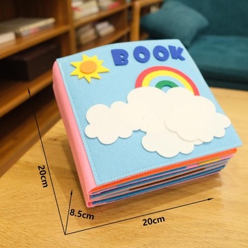Тихие книги Монтессори. Книги для занятий.