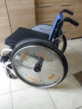 Wózek inwalidzki aktywny sportowy Sunrise Medical 38cm Sopur Allround 615