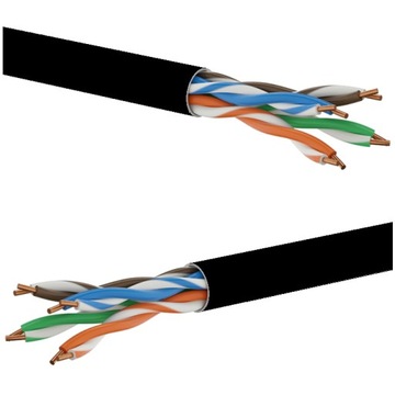 Skrętka kabel internetowy sieciowy ZEWNĘTRZNY SUCHY UTP Q-lantec kat 5e 1m