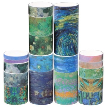 VAN GOGH OIL PAINTING TAPE LABELS STICKERS