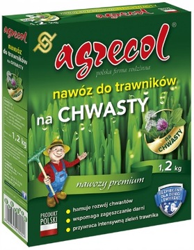 Nawóz do Trawników Zachwaszczonych 1,2 kg AGRECOL