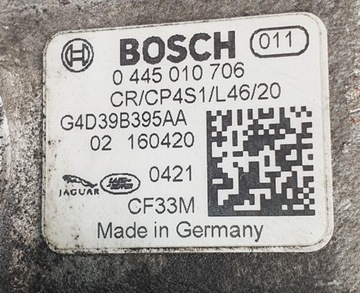 ČERPADLO VSTŘIKOVAČE LAND ROVER JAGUAR XE XF X260 2.0 D