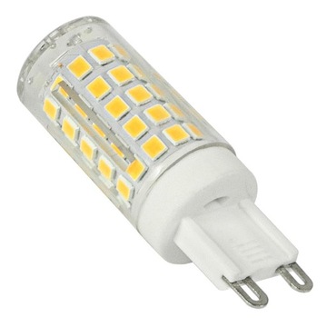 Żarówka LED G9 8W=60W biały ciepły 500 lm