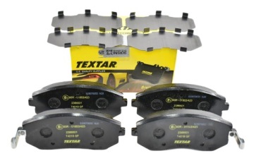 TEXTAR KLOCKI HAMULCOWE PRZÓD 2386501 SUBARU