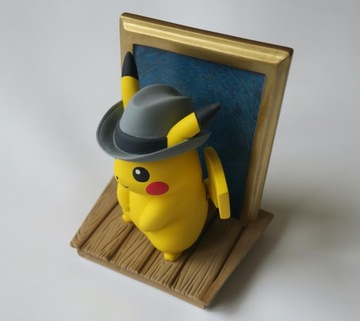 ОРИГИНАЛЬНАЯ ФИГУРКА ПИКАЧУ, УНИКАЛЬНАЯ КОЛЛЕКЦИЯ ПОКЕМОНОВ ВАН ГОГА, НОВАЯ