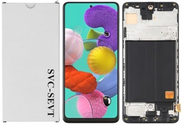 SERVICE PACK WYŚWIETLACZ DO SAMSUNG GALAXY A51 A515 RAMKA