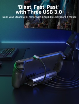 JSAUX HUB USB-C HDMI DisplayPort 4K 60 Гц USB-C PD