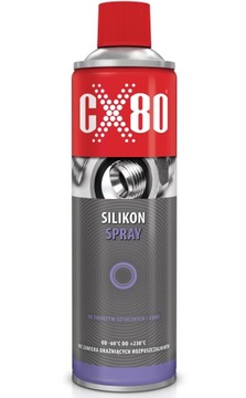 SMAR SILIKONOWY CX80 SILIKON W SPRAYU DO USZCZELEK 500ML