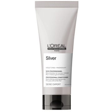 LOREAL SILVER odżywka włosy rozjaśniane siwe 200ml