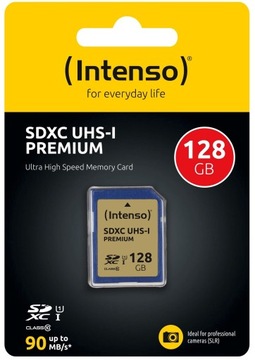 Карта памяти INTENSO SDXC UHS-I 128 ГБ премиум-класса
