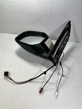 CADDY 2K5 ZRCÁTKO LEVÉ 7 PIN + 2 X ANTÉNA BÍLÉ LB9A