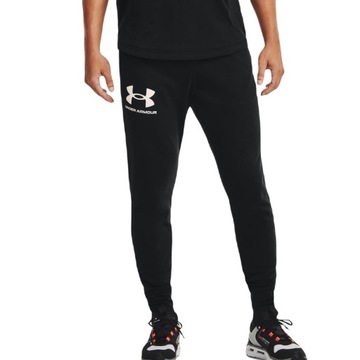 Under Armour Rival Terry Joggers 1361642-001 M Czarne