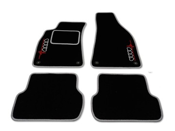 ВЕЛУРОВЫЕ КОВРИКИ ДЛЯ AUDI ВСЕХ МОДЕЛЕЙ + ВЫШИВКА