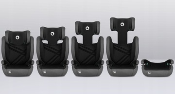 FOTELIK SAMOCHODOWY LIONELO HUGO ISIZE ISOFIX PODSTAWKA 15-36KG DLA DZIECKA