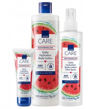 AVON Care NOWOŚĆ Zestaw kosmetyków 3w1 DAILY HYDRATION Arbuz Watermelon