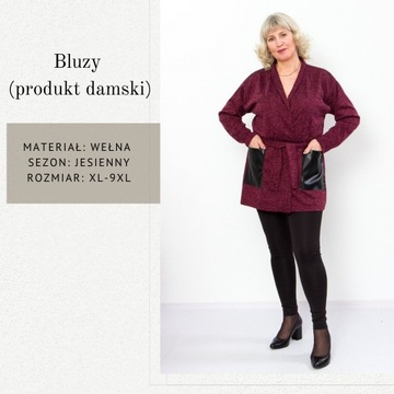 Bluzy (produkt damski), jesienny, 8041-068