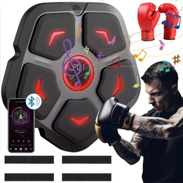 MUSIC BOXING MACHINE W TRENINGOWY ŚCIANA BOKSERSKA 9 TRYBÓW+ RĘKAWICE