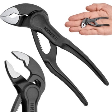 Szczypce Nastawne Precyzyjne Klucz do Rur Cobra XS 100mm KNIPEX 87 00 100