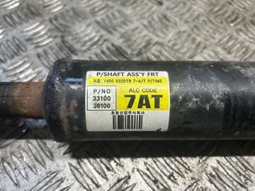 HŘÍDEL HNACÍ PŘEDNÍ SSANGYONG REXTON II G4 2017-> 2.2 33100-36100