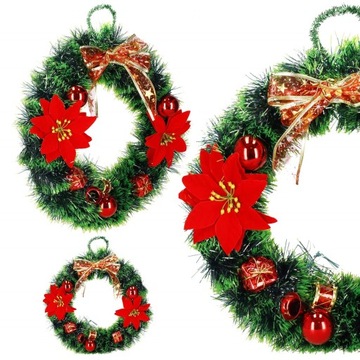 ВЕНОК ДЕКОРАТИВНЫЙ РОЖДЕСТВЕНСКИЙ ВЕНОК НА ДВЕРЬ