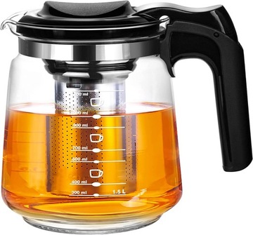 Imbryk szklany T24 1,5 l przezroczysty