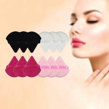Triangle Powder, моющаяся пуховка для макияжа.