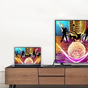 KABEL ADAPTER DISPLAY PORT DISPLAYPORT DP HDMI PRZEJŚCIÓWKA 4K KONWERTER