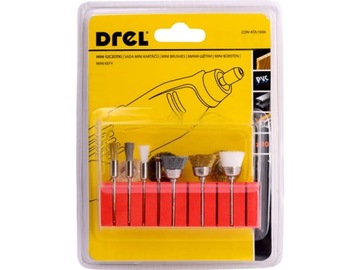 МИНИ-ЩЕТКИ ДЛЯ МИНИ-ШЛИФРОВКИ НАБОР ИЗ 10 ШТ.