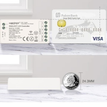 ЗОННЫЙ КОНТРОЛЛЕР SLIM+MILIGHT ДЛЯ LED MONO ИЛИ CCT