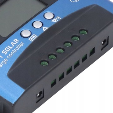 Контроллер заряда солнечной батареи MPPT 12В 24В LCD 40А