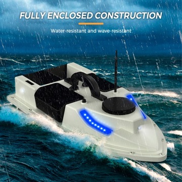 Радиоуправляемая лодка с GPS-приманкой 500M, беспроводной пульт дистанционного управления