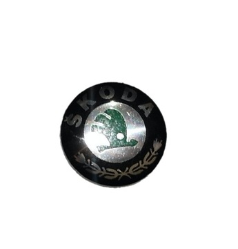 NAKLEJKA NA KLUCZYK I INNE EMBLEMAT SKODA 14mm