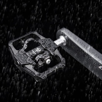 Платформенные педали Педаль SPD синего цвета