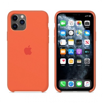 Etui Apple Silicone Case iPhone 11 Pro Max Orange