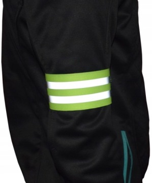 ЯРКАЯ СВЕТООТРАЖАЮЩАЯ ЛЕНТА НА ЛИПУЧКЕ ДЛЯ РУКИ И ПЛЕЧА