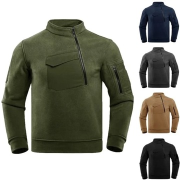 Mens Winter Tactical Fleece Hoodies Military Hoode