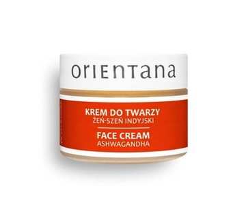 ORIENTANA Naturalny krem do twarzy ŻEŃ-SZEŃ INDYJSKI ASHWAGANDHA