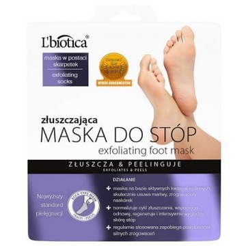 LBIOTICA MASKA DO STÓP w postaci skarpetek 40 ml