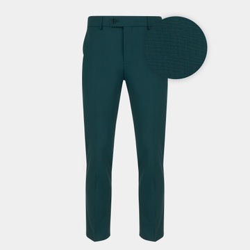 Zielone spodnie garniturowe PAKO LORENTE 182/108