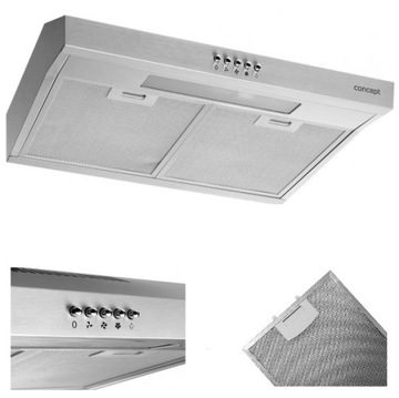 Вытяжка под шкафом 50 см ULTRA SLIM Concept OPP1250SS