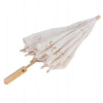 ЗОНТ СОЛНЕЧНЫЙ С КРУЖЕВНОЙ ВЫШИВКОЙ 61СМ