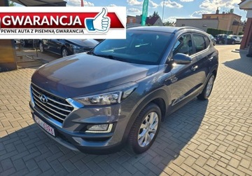 Hyundai Tucson III SUV Facelifting 1.6 CRDi 136KM 2019 Hyundai Tucson 1,6 CRDI 136 KM Automat Serwis GWARANCJA Zamiana Zarejestro