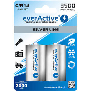 Everactive UC-4000 + 2 комплекта EverActive R14 C Ni-MH C (R14)