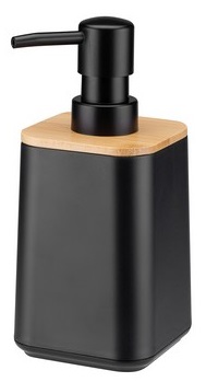 КОМПЛЕКТ ДЛЯ ВАННОЙ ИЗ 3 ПРЕДМЕТОВ MORENO BAMBOO, ЧЕРНЫЙ.