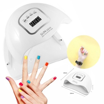 Lampa do Paznokci LED UV do Hybryd Żeli