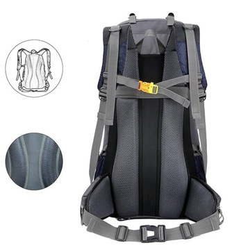 Многофункциональный походный рюкзак, треккинг, спортивный, легкий, 60 л, водонепроницаемый