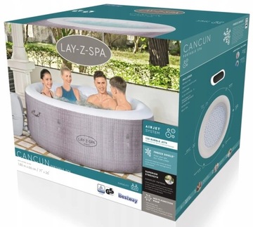SPA JACUZZI CANCUN 180x66 cm 4 os. - BESTWAY 60003