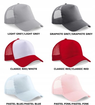 CZAPKA Z DASZKIEM TRUCKER TIRÓWKA CZARNA/SZARA