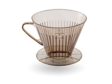 Фильтр для кофе, прозрачный, на 4 чашки.